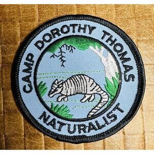 circa 1990s CAMP DOROTHY THOMAS NATURALIST Patch (Wildlife, Animal)